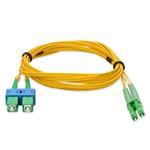 Picture of 5m ALC to ASC Yellow OS2 Duplex OFNR (Riser-Rated) SMF Fiber Patch Cable