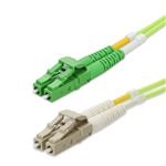 Picture of 0.5m ALC to LC Lime Green OM5 Duplex OFNP (Plenum-Rated) Fiber Patch Cable