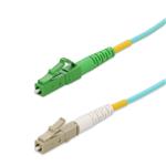 Picture of 0.5m ALC to LC Aqua OM4 Simplex OFNP (Plenum-Rated) Fiber Patch Cable