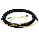 Picture of 10m ALC to LC Black OS2 Simplex OFNR (Riser-Rated) SMF Fiber Outdoor Patch Cable