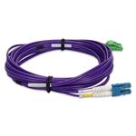Picture of 1m ALC to LC Purple OS2 Duplex OFNR (Riser-Rated) SMF Fiber Patch Cable