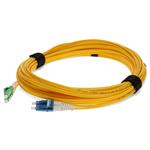 Picture of 20m ALC to LC Yellow OS2 Duplex OFNR (Riser-Rated) TAA SMF Fiber Patch Cable