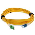 Picture of 20m ALC to LC Yellow OS2 Duplex OFNR (Riser-Rated) TAA SMF Fiber Patch Cable