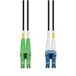 Picture of 20m ALC to LC Black OS2 Simplex OFNR (Riser-Rated) SMF Fiber Outdoor Patch Cable