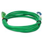 Picture of 3m ALC to LC Green OS2 Duplex OFNR (Riser-Rated) SMF Fiber Patch Cable