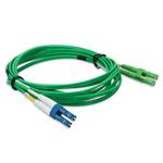 Picture of 3m ALC to LC Green OS2 Duplex OFNR (Riser-Rated) SMF Fiber Patch Cable