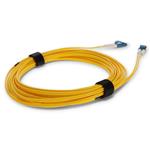 Picture of 7m ALC to LC Yellow OS2 Duplex Microboot, Snagless OFNR (Riser-Rated) SMF Fiber Patch Cable