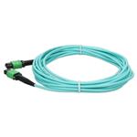 Picture of 7m MPO/APC to MPO/APC Aqua OM4 LSZH 12-Strand Fiber Patch Cable