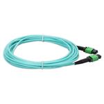 Picture of 7m MPO/APC to MPO/APC Aqua OM4 LSZH 12-Strand Fiber Patch Cable