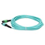 Picture of 3m MPO/APC to MPO/UPC Aqua OM4 LSZH 12-Strand Fiber Patch Cable