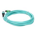 Picture of 3m MPO/APC to MPO/UPC Aqua OM4 LSZH 12-Strand Fiber Patch Cable