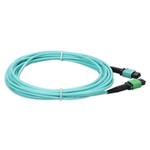Picture of 3m MPO/APC to MPO/UPC Aqua OM4 LSZH 12-Strand Fiber Patch Cable