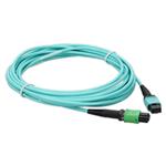 Picture of 3m MPO/APC to MPO/UPC Aqua OM4 LSZH 12-Strand Fiber Patch Cable