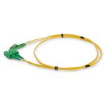 Picture of 10m ASC to ALC Yellow OS2 Duplex OFNR (Riser-Rated) SMF Fiber Patch Cable
