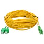 Picture of 20m ASC to ALC (Female) Yellow OS2 Duplex OFNR (Riser-Rated) SMF Fiber Patch Cable