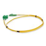 Picture of 2m ASC to ALC Yellow OS2 Duplex OFNR (Riser-Rated) SMF Fiber Patch Cable