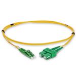 Picture of 2m ASC to ALC Yellow OS2 Duplex OFNR (Riser-Rated) SMF Fiber Patch Cable