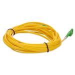 Picture of 10m ASC to ALC Yellow OS2 Duplex Microboot, Snagless OFNR (Riser-Rated) SMF Fiber Patch Cable