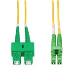 Picture of 2m ASC to ALC Yellow OS2 Duplex Microboot, Snagless OFNR (Riser-Rated) SMF Fiber Patch Cable