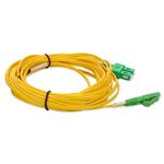 Picture of 5m ASC to ALC Yellow OS2 Duplex Microboot, Snagless OFNR (Riser-Rated) SMF Fiber Patch Cable