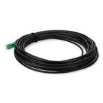 Picture of 2m ASC to ASC Black OS2 Simplex OFNR (Riser-Rated) SMF Fiber Outdoor Patch Cable