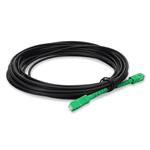 Picture of 2m ASC to ASC Black OS2 Simplex OFNR (Riser-Rated) SMF Fiber Outdoor Patch Cable