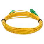 Picture of 3m ASC to ASC Yellow OS2 Simplex OFNR (Riser-Rated) SMF Fiber Patch Cable
