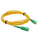 Picture of 3m ASC to ASC Yellow OS2 Simplex OFNR (Riser-Rated) SMF Fiber Patch Cable