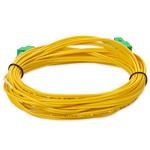 Picture of 1m ASC to ASC Yellow OS2 Duplex Microboot, Snagless OFNR (Riser-Rated) SMF Fiber Patch Cable