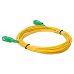Picture of 4.5m ASC to ASC Yellow OS2 Simplex Microboot, Snagless OFNR (Riser-Rated) SMF Fiber Patch Cable