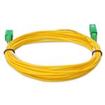 Picture of 4.5m ASC to ASC Yellow OS2 Simplex Microboot, Snagless OFNR (Riser-Rated) SMF Fiber Patch Cable