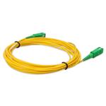 Picture of 4.5m ASC to ASC Yellow OS2 Simplex Microboot, Snagless OFNR (Riser-Rated) SMF Fiber Patch Cable