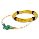 Picture of 10m ASC to LC Yellow OS2 Duplex OFNR (Riser-Rated) SMF Fiber Patch Cable