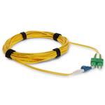 Picture of 10m ASC to LC Yellow OS2 Duplex OFNR (Riser-Rated) SMF Fiber Patch Cable