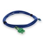Picture of 28m ASC to LC Blue OS2 Duplex OFNR (Riser-Rated) SMF Fiber Patch Cable