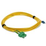 Picture of 30m ASC to LC Yellow OS2 Duplex OFNR (Riser-Rated) SMF Fiber Patch Cable