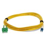 Picture of 30m ASC to LC Yellow OS2 Duplex OFNR (Riser-Rated) SMF Fiber Patch Cable