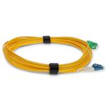 Picture of 2.5m ASC to LC Yellow OS2 Duplex Microboot, Snagless OFNR (Riser-Rated) SMF Fiber Patch Cable