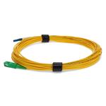 Picture of 20m ASC to LC Yellow OS2 Simplex Microboot, Snagless OFNR (Riser-Rated) SMF Fiber Patch Cable
