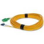 Picture of 21m ASC to LC Yellow OS2 Duplex Microboot, Snagless OFNR (Riser-Rated) SMF Fiber Patch Cable