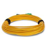 Picture of 21m ASC to LC Yellow OS2 Duplex Microboot, Snagless OFNR (Riser-Rated) SMF Fiber Patch Cable