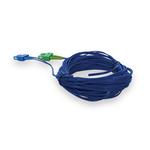 Picture of 15m ASC to SC Blue OS2 Duplex OFNR (Riser-Rated) SMF Fiber Patch Cable