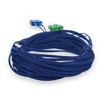Picture of 15m ASC to SC Blue OS2 Duplex OFNR (Riser-Rated) SMF Fiber Patch Cable