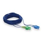 Picture of 15m ASC to SC Blue OS2 Duplex OFNR (Riser-Rated) SMF Fiber Patch Cable