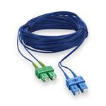 Picture of 15m ASC to SC Blue OS2 Duplex OFNR (Riser-Rated) SMF Fiber Patch Cable