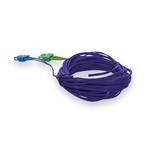 Picture of 15m ASC to SC Purple OS2 Duplex OFNR (Riser-Rated) SMF Fiber Patch Cable