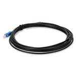 Picture of 1m ASC to SC Black OS2 Simplex OFNR (Riser-Rated) SMF Fiber Outdoor Patch Cable