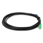 Picture of 1m ASC to SC Black OS2 Simplex OFNR (Riser-Rated) SMF Fiber Outdoor Patch Cable