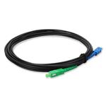Picture of 1m ASC to SC Black OS2 Simplex OFNR (Riser-Rated) SMF Fiber Outdoor Patch Cable