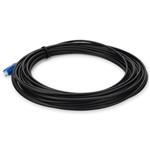 Picture of 20m ASC to SC Black OS2 Simplex OFNR (Riser-Rated) SMF Fiber Outdoor Patch Cable